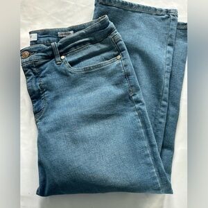 Nine West Jeans Chrystie Capri Jeans Women's 12 Stretch‎ Mid-Rise Stretch Crop